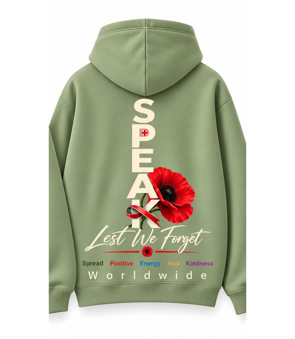 Limited Edition Remembrance Day Hoodie back